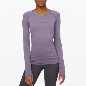 Lululemon Swiftly Speed Shine Long Sleeve Size 6